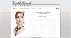Desktop Screenshot of chantalebeaudetcollection.com
