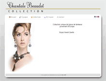 Tablet Screenshot of chantalebeaudetcollection.com